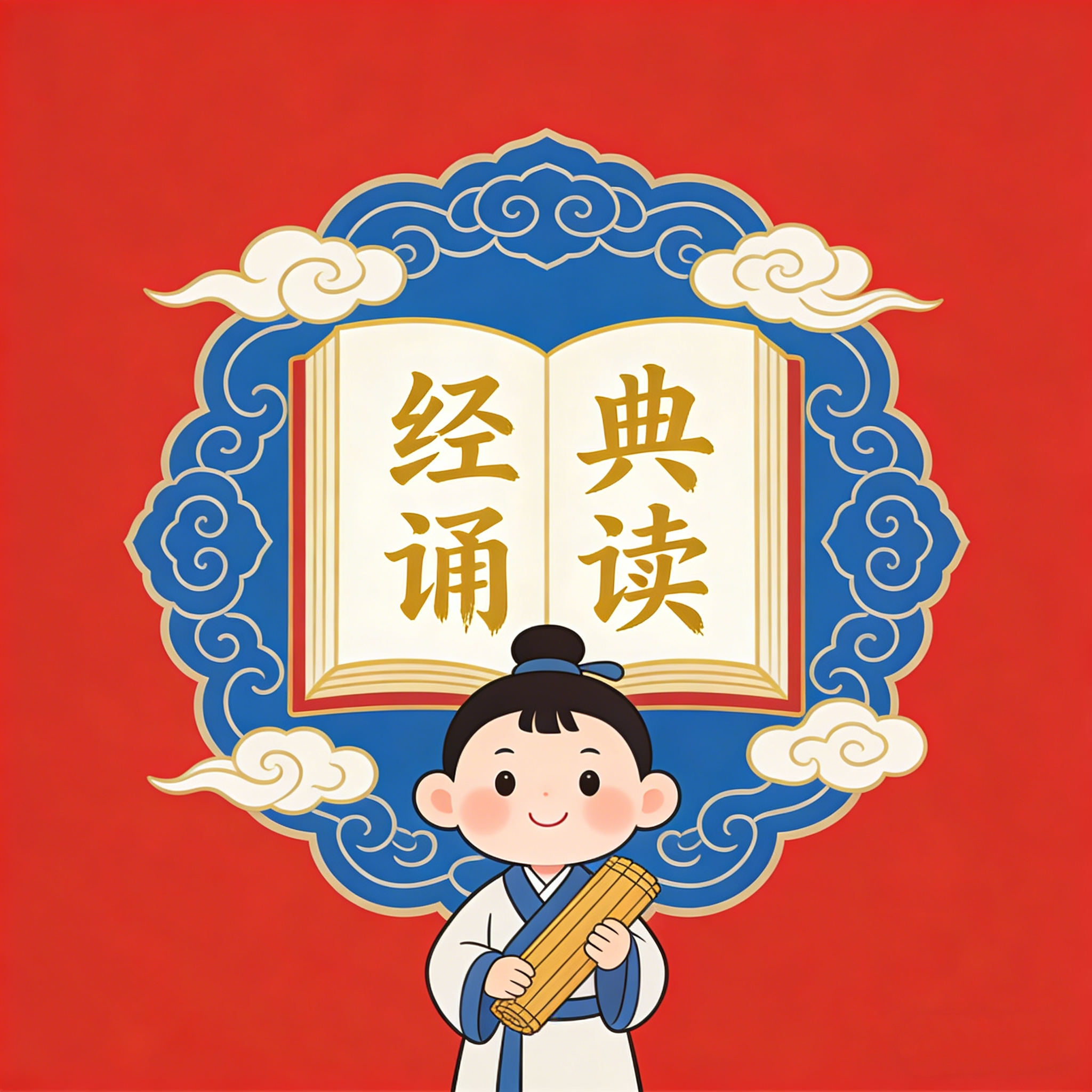 经典诵读系统Logo